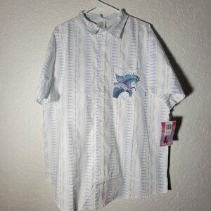 New Disney Frozen 2 Brittney Lee Cotton Breathable Horse Button Down Shirt XL